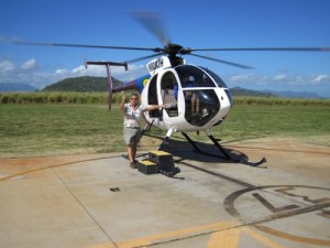 Helicopter at Lihue Airport