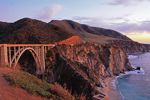 Bixby Bridge at Dusk Big Sur