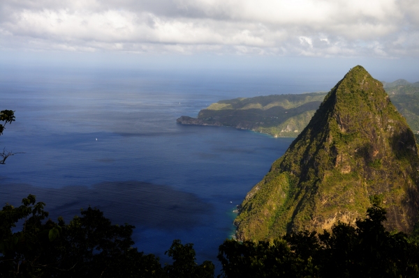 St-Lucia View From Grand Piton