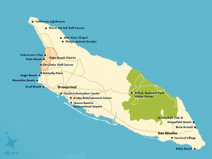 Aruba Tourist Map